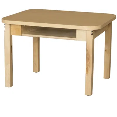 Wood Designs 29 In. Classroom High Pressure Laminate Desk With Hardwood Legs