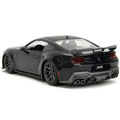 Jada Toys Jada 1-24 Bigtime Muscle Series Diecast Model Car For 2024 Ford Mustang Dark House - Black Metallic 
