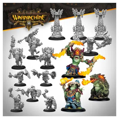 Steamforged Games War Machine Southern Kriels Fire Tongue Warriors Cadre Miniatures