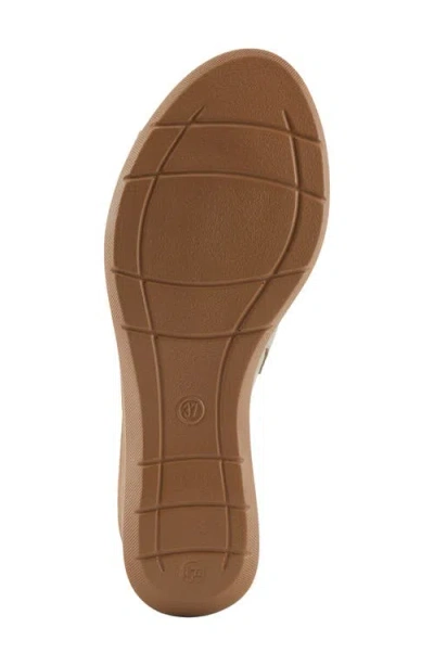 Spring Step Jolina Wedge Sandal In Gold