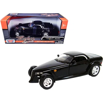 Motormax 1-24 Scale Chrysler Howler Concept Timeless Legend Diecast Model Car, Black
