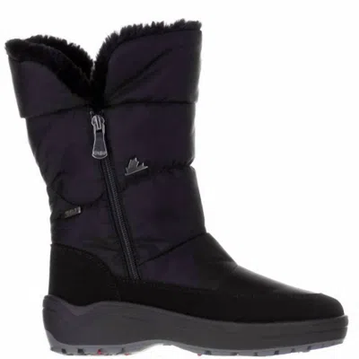 Pajar Women's Valentina Alpine Boot With Ice Pick Sole In Black In Black