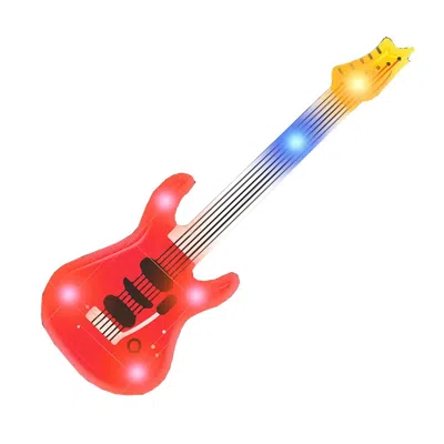 Blinkee Red Guitar Flashing Body Light Lapel Pins