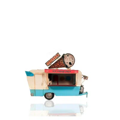 Old Modern Handicrafts 1966 Icecream Trailer Metal Handmade