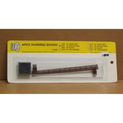 Kadee 40 Ft. Foot Apex Running Board In Boxcar Red