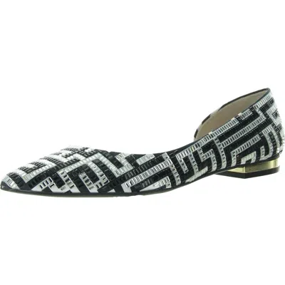 Inc Womens Sequined Man Made Flat Shoes In Multi