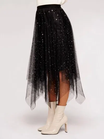 Apricot Star Skirt In Black In Black