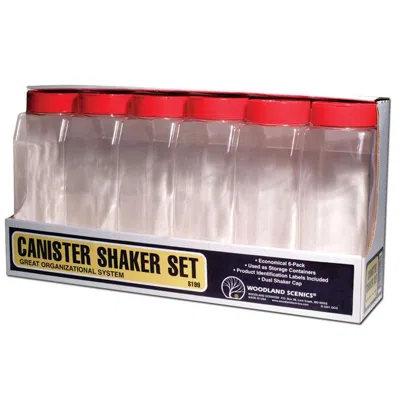 Woodland Scenics 32 oz Canister Shaker Set - Pack Of 6