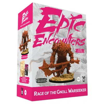 Steamforged Games Epic Encounters Rage Of The Gnoll Warseeker Miniatures