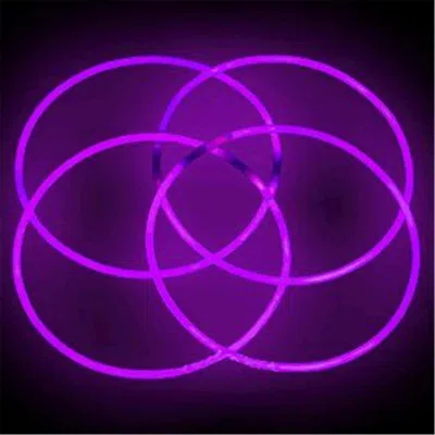 Blinkee Glow Necklace, Purple Tube Of Fifty