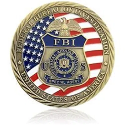 Blinkee Us Fbi Special Agent Saint Michael Challenge Commemorative Coin