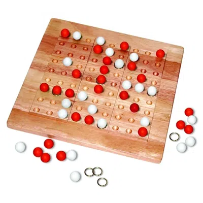 Mad Cave Games Tic-tac-ku Add On Unit Red And White Balls