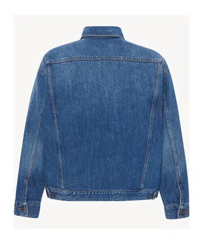 The Row Seb Denim Jacket In Blue