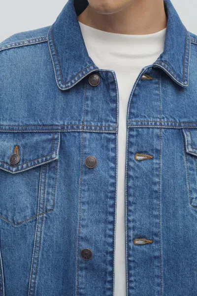 The Row Seb Denim Jacket In Blue