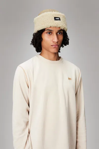 Rains Insulated Fleece Hat In Sand