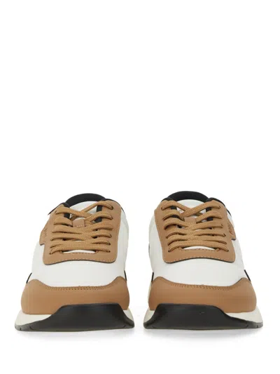 Hugo Boss Boss "titanium" Sneaker In White