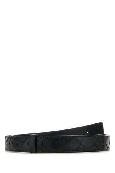 Bottega Veneta Intreccio Belt In Multicolor