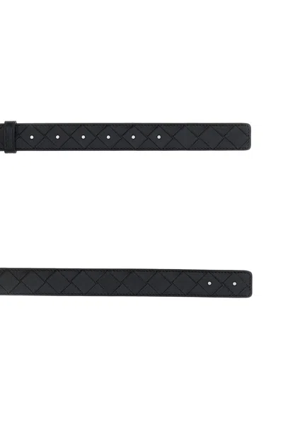 Bottega Veneta Intreccio Belt In Multicolor