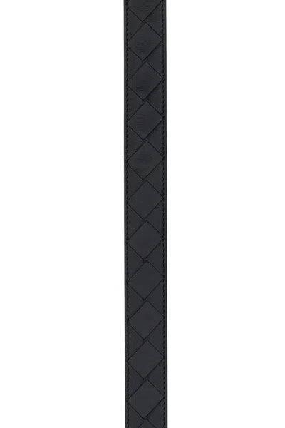 Bottega Veneta Intreccio Belt In Multicolor
