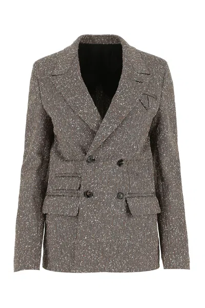 Shop Bottega Veneta Women Giacca In Multicolor