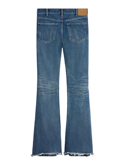 Celine Women Marco Jeans In Denim With Dark Union Wash In Blue