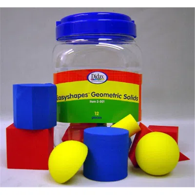 Didax Easyshapes 3d Geometric Shapes