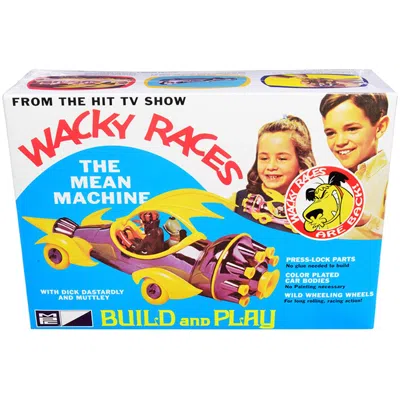 Mpc Skill 2 Snap The Mean Machine With Dick Dastardly &muttley Figurines Wacky Races 1968 Tv Series 1 By