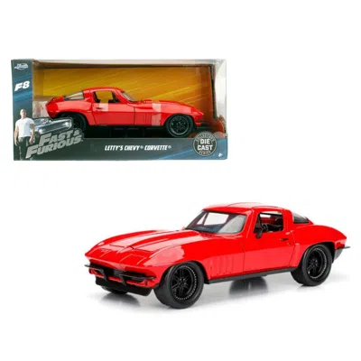 Jada Toys Jada Lettys Chevrolet Corvette Fast & Furious F8, 1 By 24 Diecast Model Car
