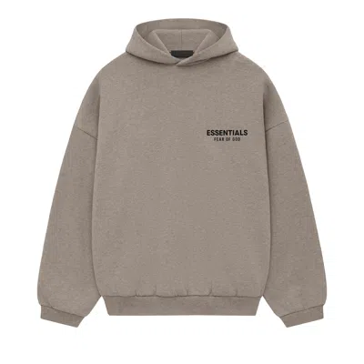 Pre-owned Essentials Fear Of God  Fleece Hoodie Ii 'heather Grey'