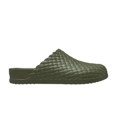 Pre-owned Crocs Dylan Woven Clog 'army Green'