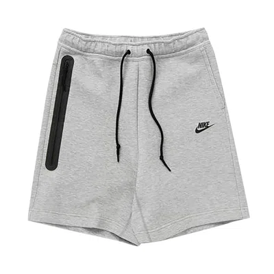 Pre-owned Nike Sportswear Tech Fleece Shorts 'dark Grey Heather/black'
