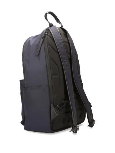 Premiata Versatile Backpack Featuring Multiple Pockets In Blue