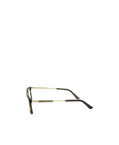 Gucci Rectangular-frame Logo-detail Glasses In Black