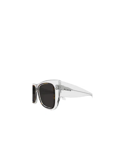 Alaïa Full Frame Sunglasses In Black