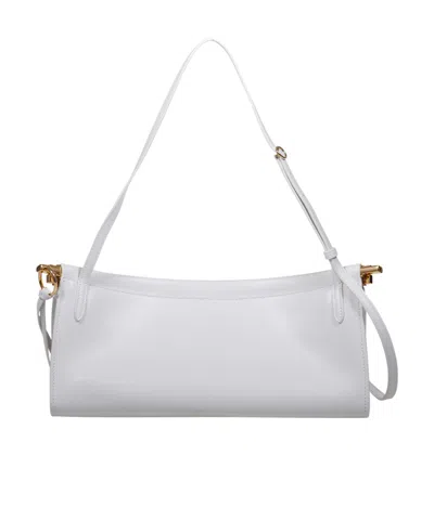Alaïa Alaia Le Click East West Medium White Bag Women In Gray