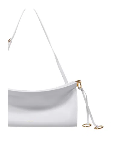 Alaïa Alaia Le Click East West Medium White Bag Women In Gray