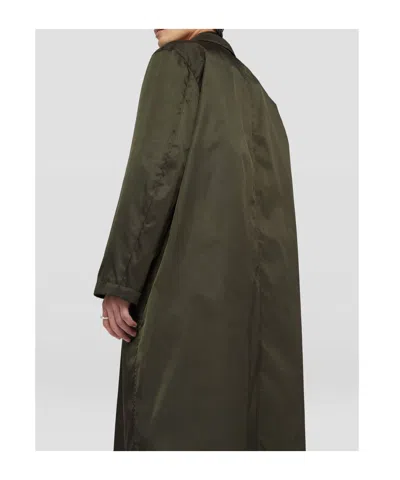 Jil Sander Button-up Raincoat In Black