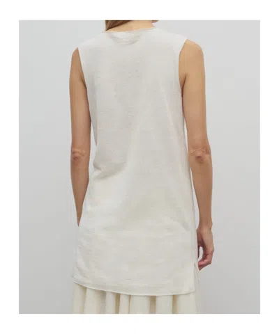 The Row Misty Tank Top In White