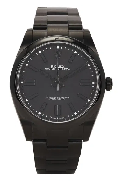 Minds Rolex Oyster Perpetual In Black