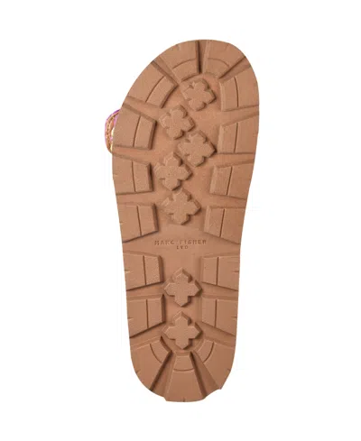 Marc Fisher Ltd Women's Mylan Footbed Sandal In Purple Multi