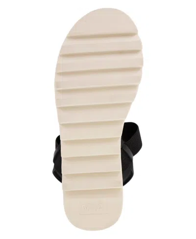 Mia Women's Jony Platform Round Toe Sandals In Black