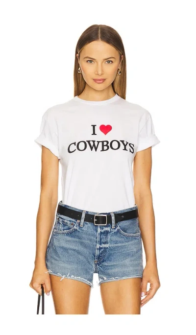 I HEART COWBOYS 图案T恤
