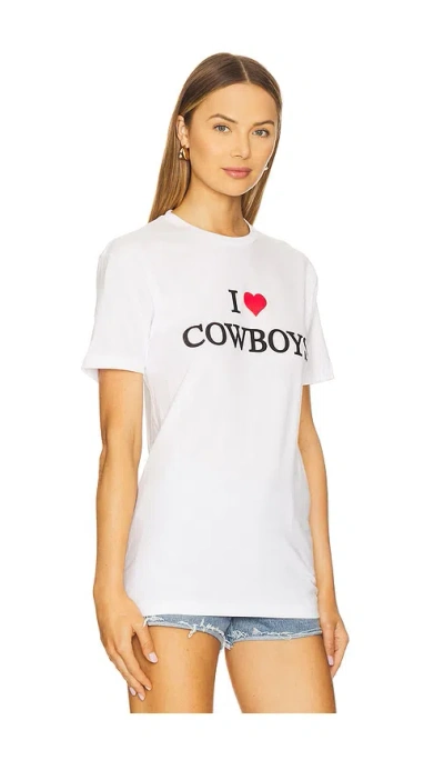I HEART COWBOYS 图案T恤