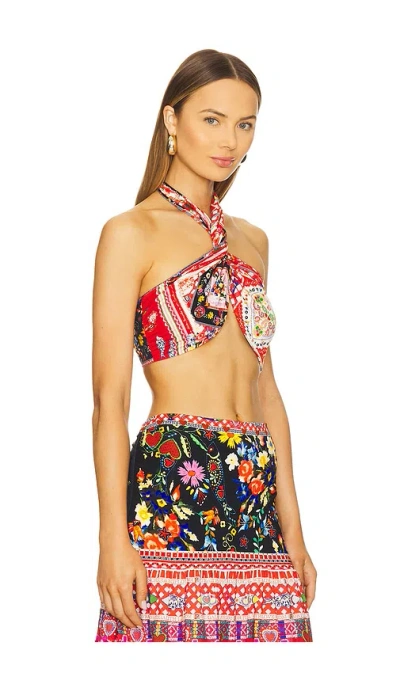 Camilla Scarf Top In Folk Fabulous