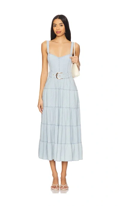 Show Me Your Mumu Lainey Midi Dress In Dew Drop