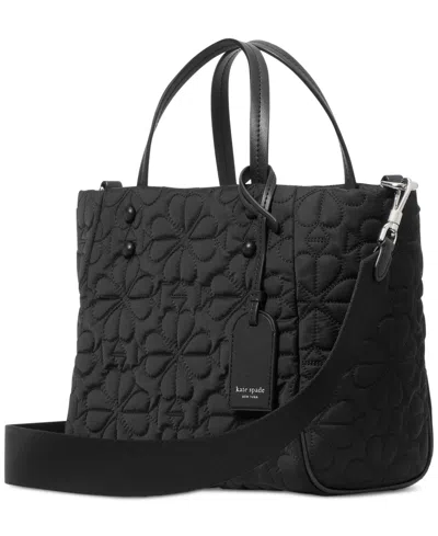 Kate Spade Tilly Small Quilted Crossbody Tote Bag In Black