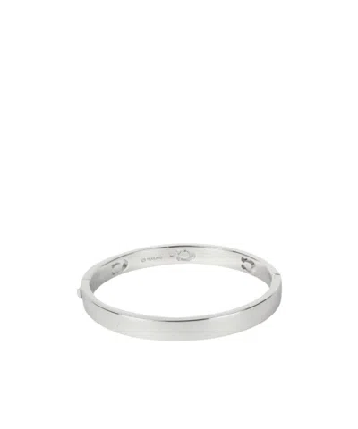 Coach Hinge Bangle Bracelet In White