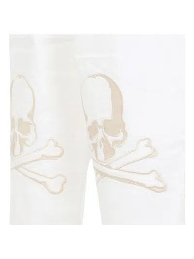 Mastermind Japan Relaxed-fit Pants With Drawstring Waist In White