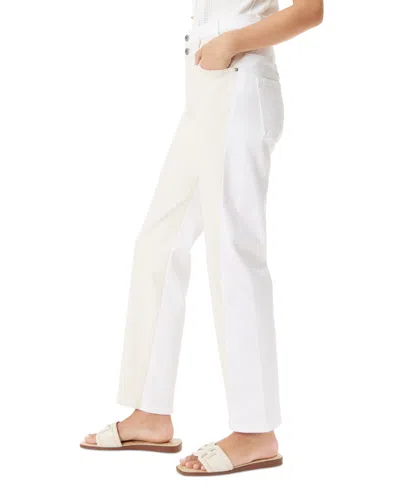 Sam Edelman Women's Stovepipe High-rise Jeans In White - Undyed Natural W,seed