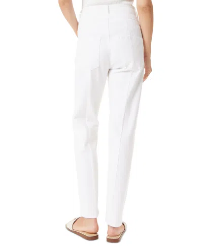 Sam Edelman Women's Stovepipe High-rise Jeans In White - Undyed Natural W,seed
